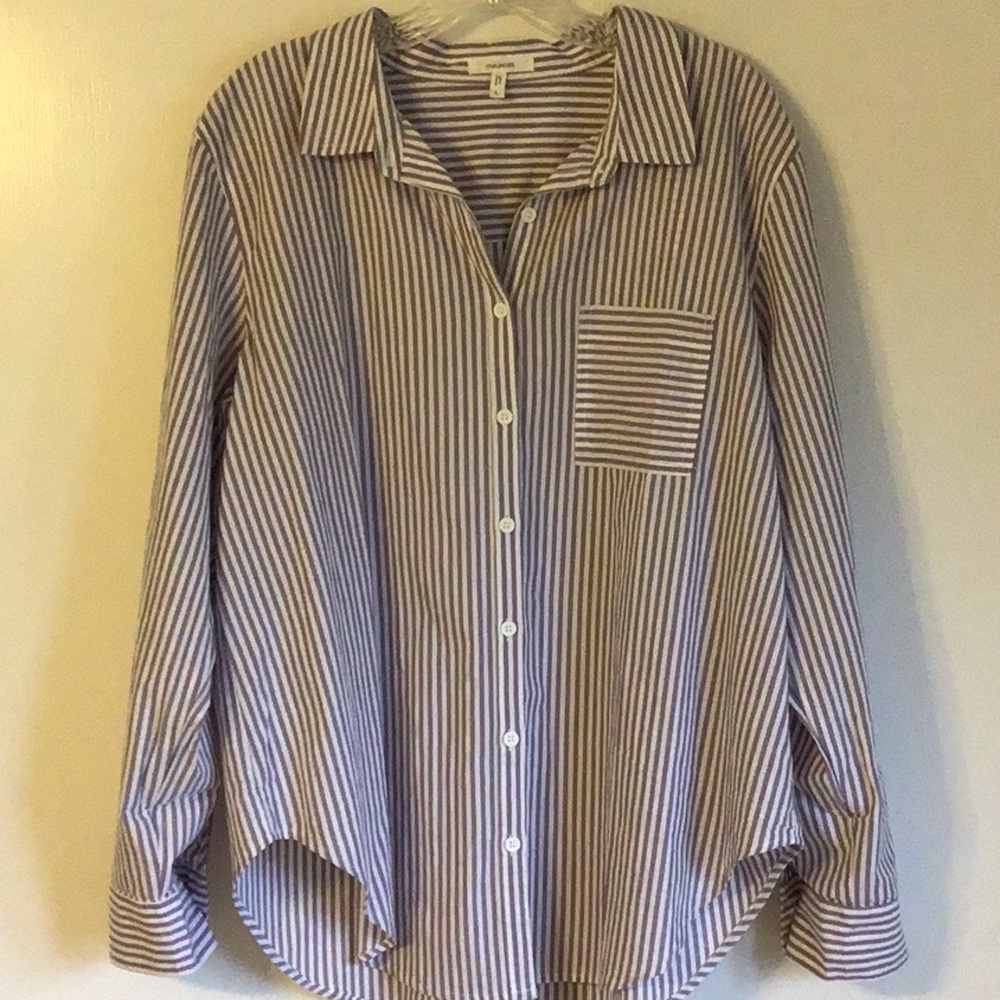 Maurice’s Striped Button Down Blouse